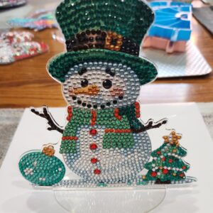 Diamond Art Snowman