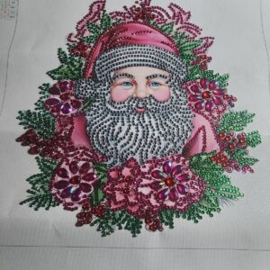 Diamond Art Santa Picture in Frame