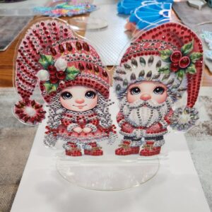 Diamond Art Santa Table Top